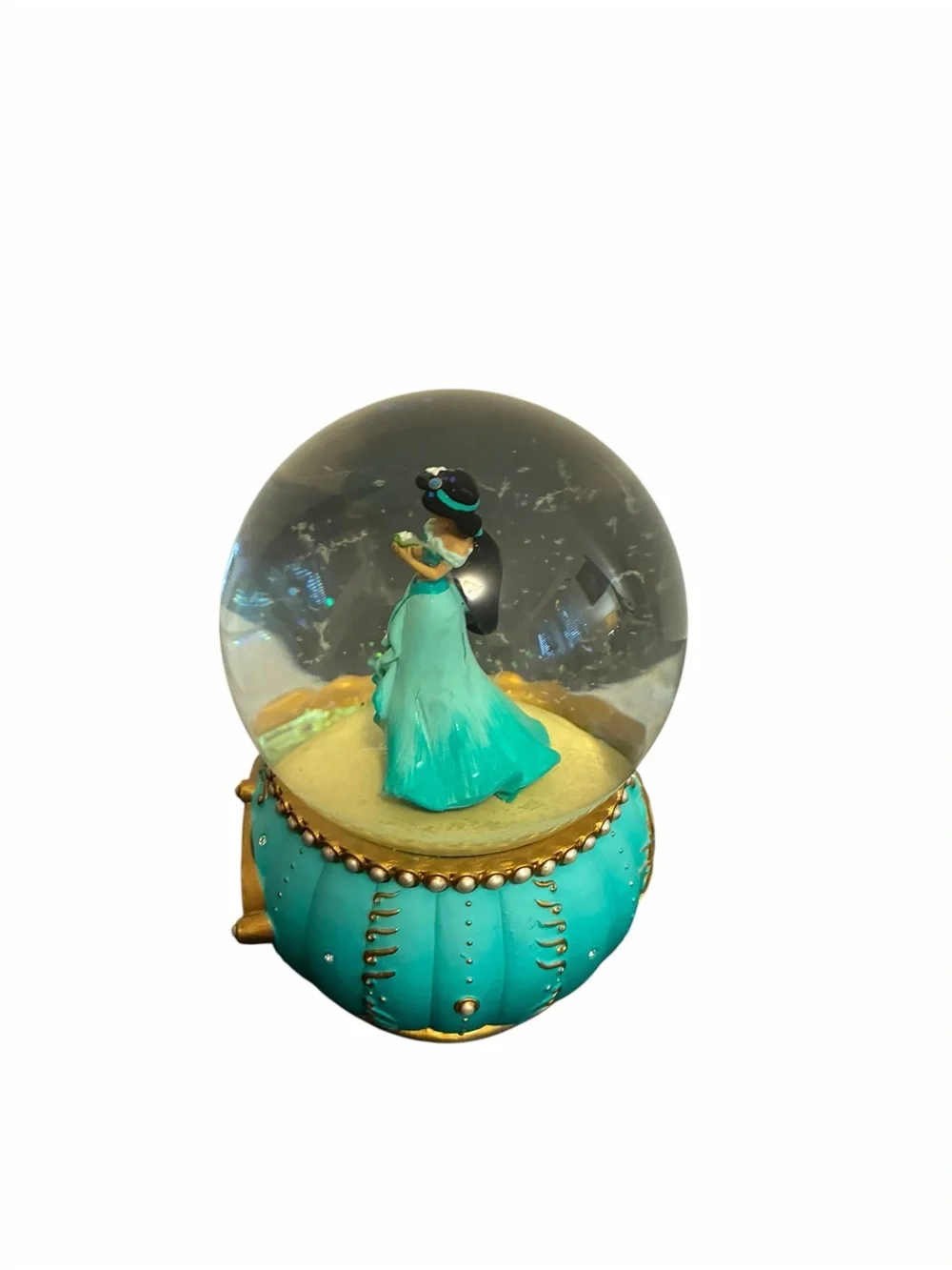 Disney Showcase Collection Things Remembered Unengraved Jasmine Snow Globe
